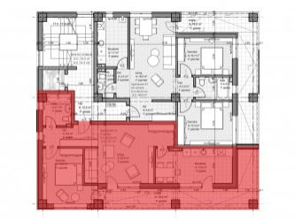 Apartamente cu 2 camere tip 2C - poziționare pe etaj